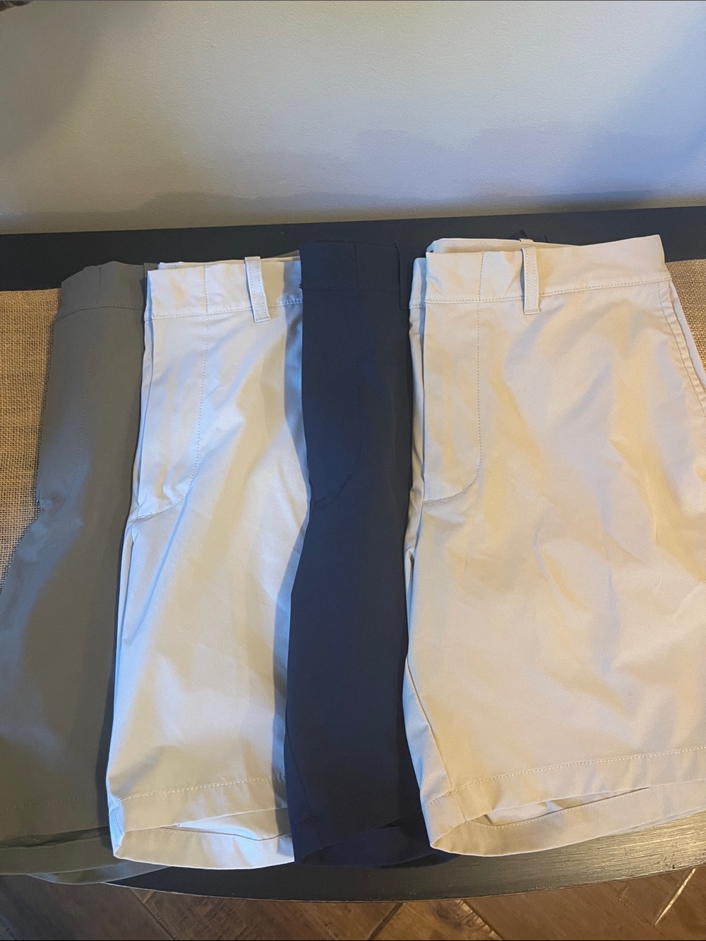 J. Crew bundle of 4 tech shorts 7 inch inseam size 32. Like new!